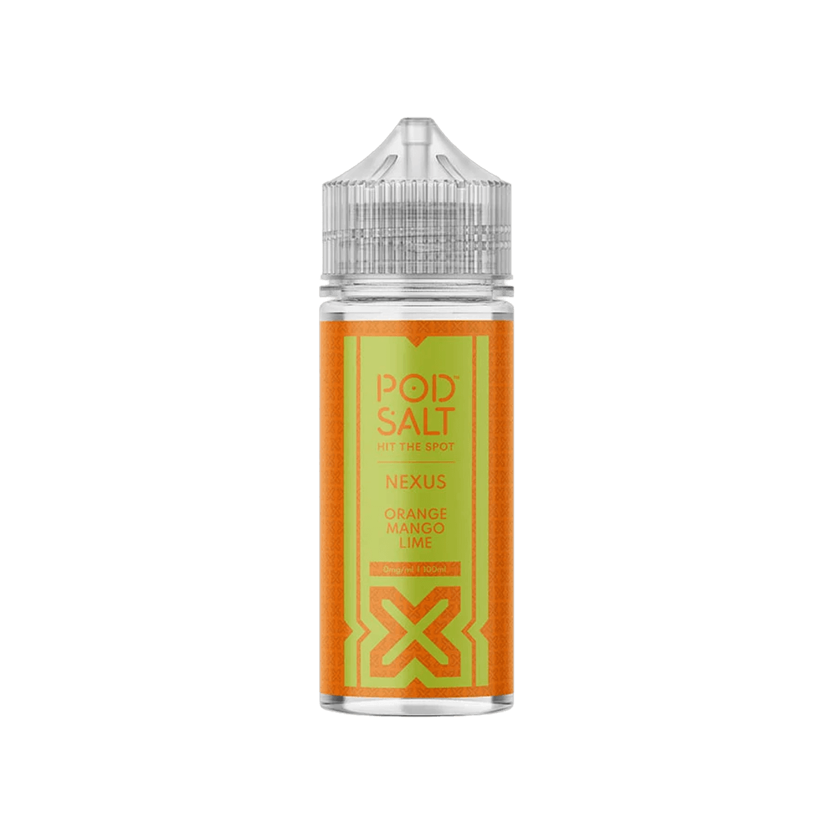 Orange Mango Lime Shortfill E-Liquid by Pod Salt Nexus 100ml