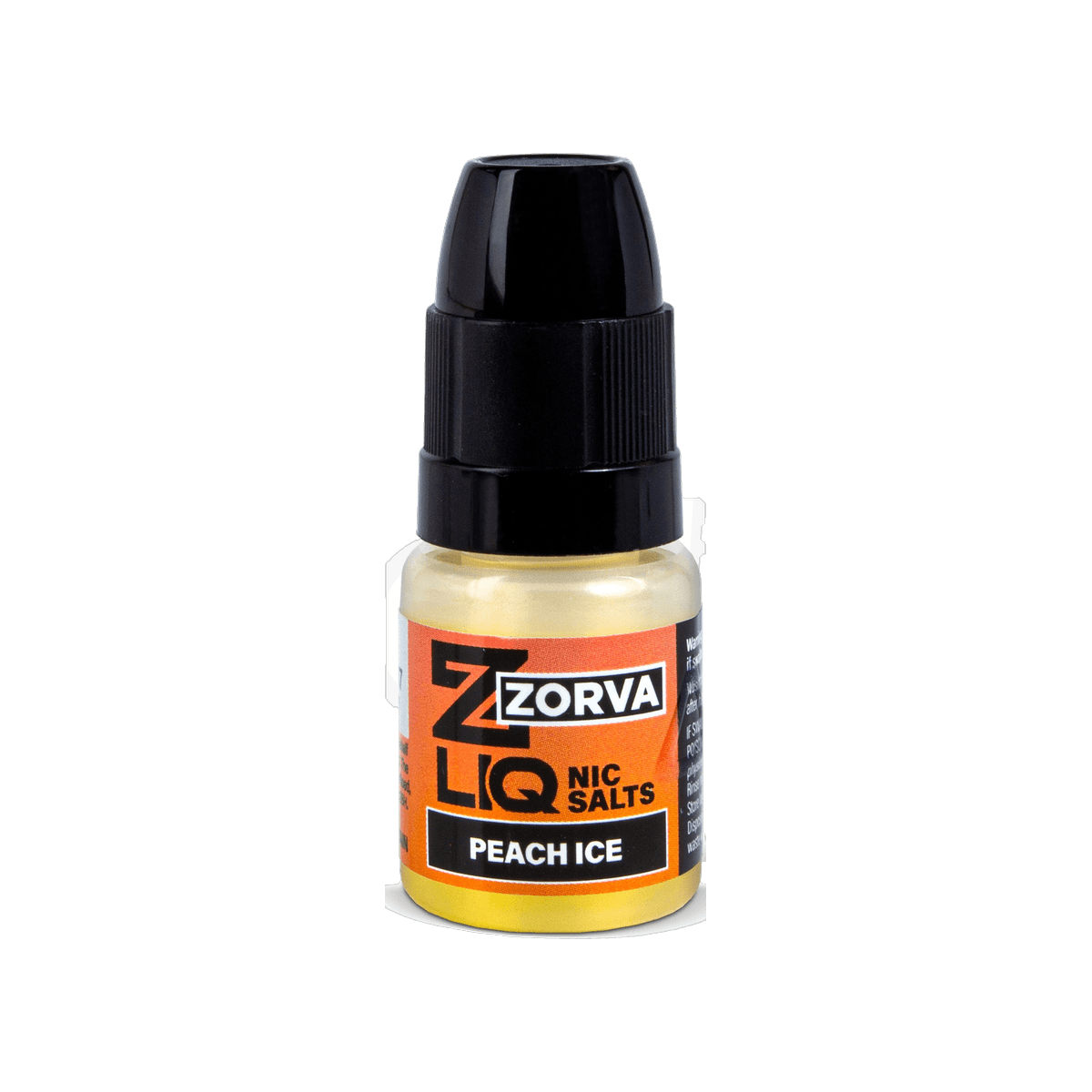 Peach Ice Nic Salt E-Liquid by Zorva Liq