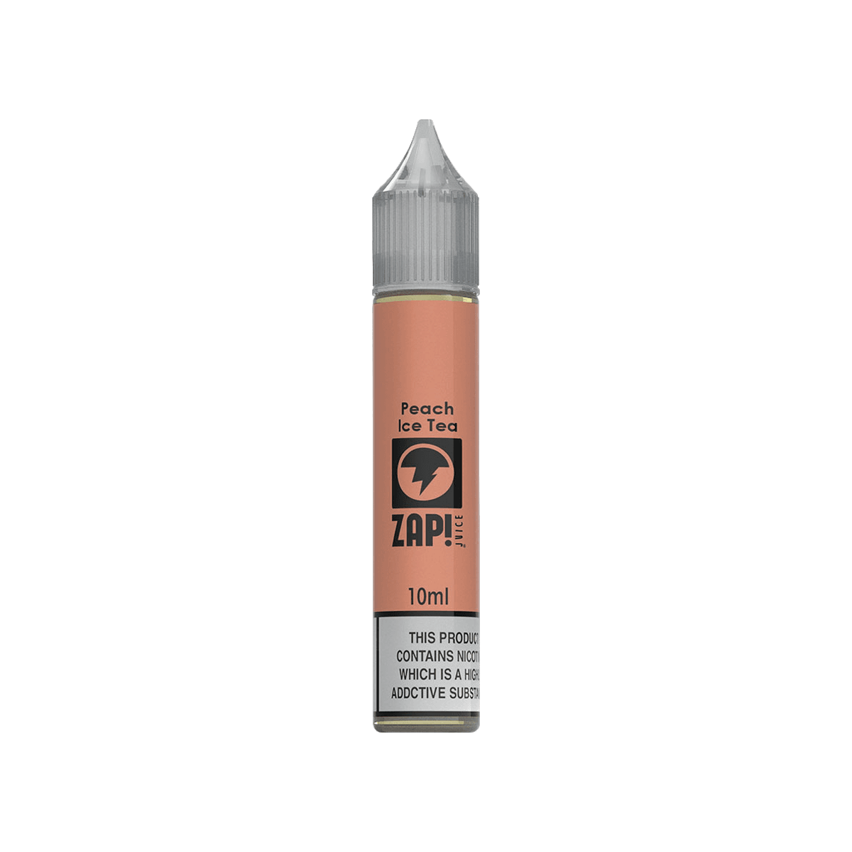 Peach Ice Tea 70/30 Nic Salt E-Liquid by Zap! Juice