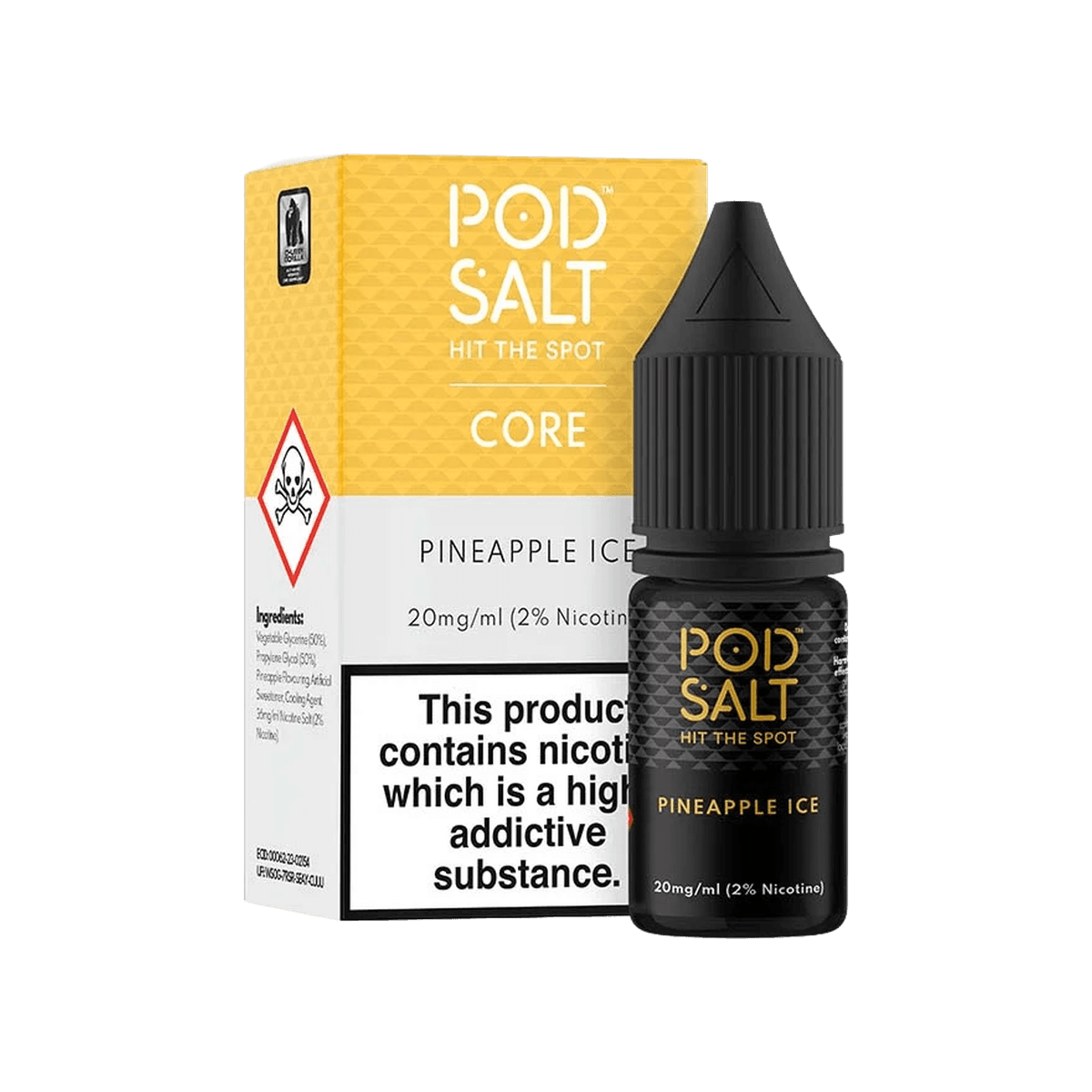 Pineapple Ice Nic Salt E-Liquid by Pod Salt - E-Liquids