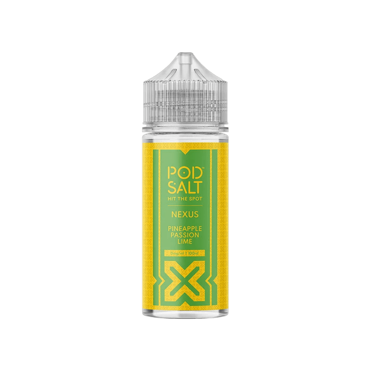 Pineapple Passion Lime Shortfill E-Liquid by Pod Salt Nexus 100ml - 0mg E-Liquid