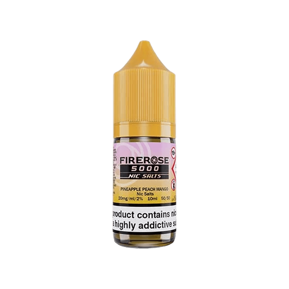 Pineapple Peach Mango Nic Salt E-Liquid by Elux Firerose 5000 - 10mg E-Liquid