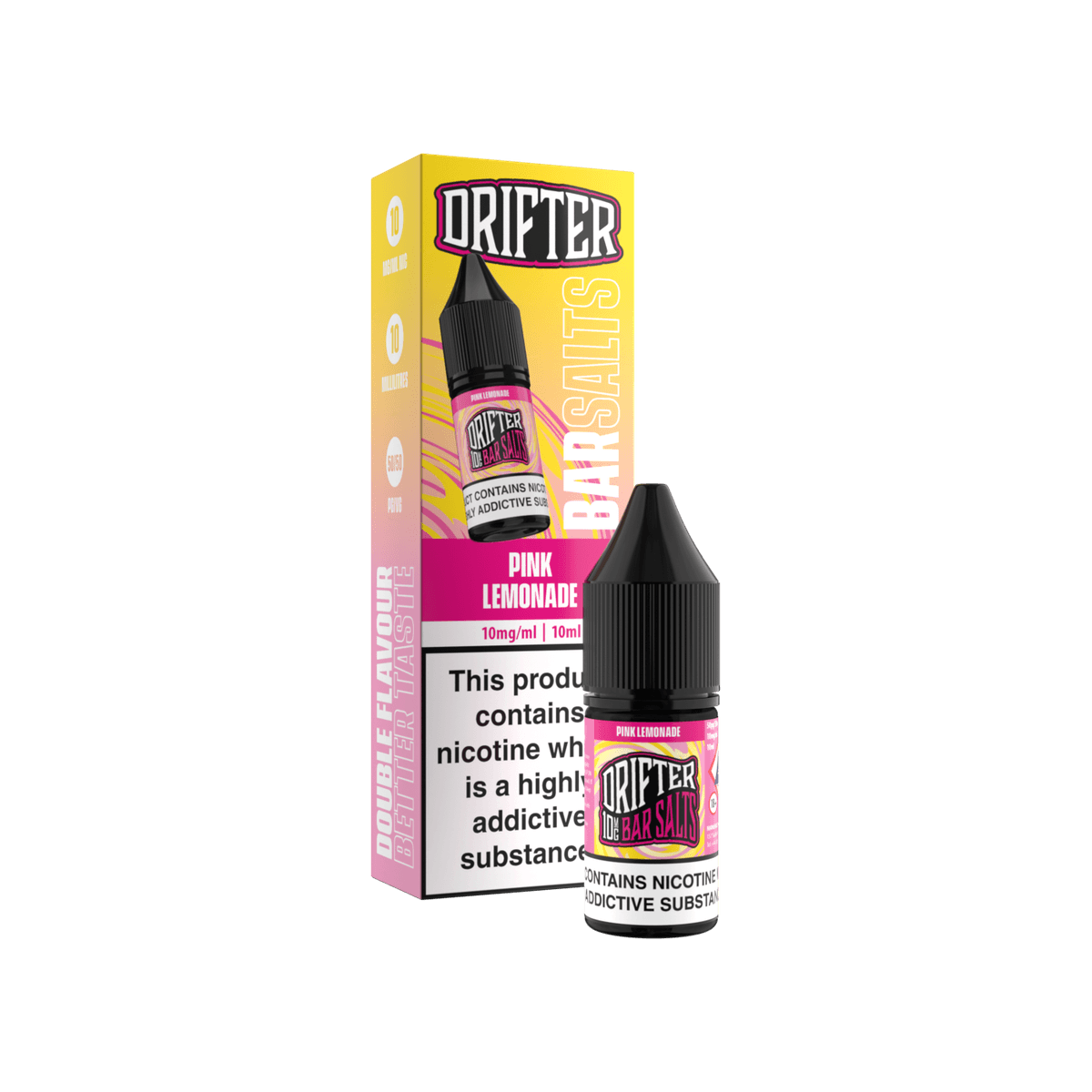 Pink Lemonade Nic Salt E-Liquid by Drifter Bar Salts - 10mg E-Liquid