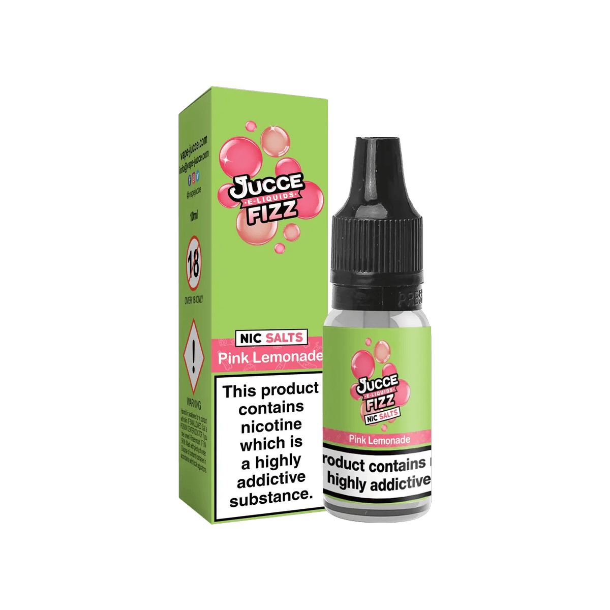 Pink Lemonade Nic Salt E-Liquid by Jucce Fizz