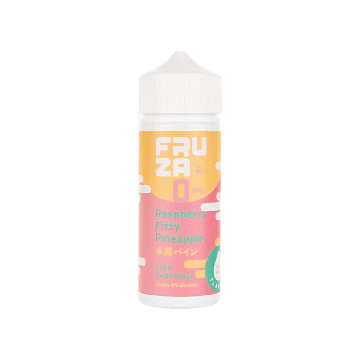 Raspberry Fizzy Pineapple 100ml Shortfill E-Liquid by Fruza - 0mg E-Liquid