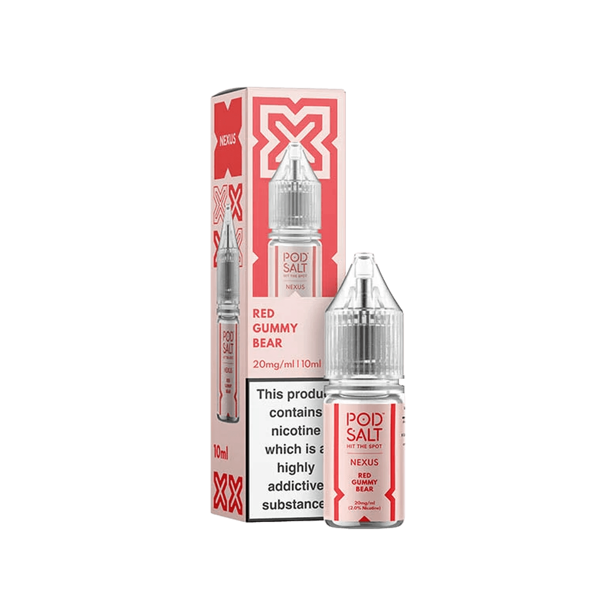 Red Gummy Bear Nic Salt E-Liquid by Pod Salt Nexus - E-Liquids