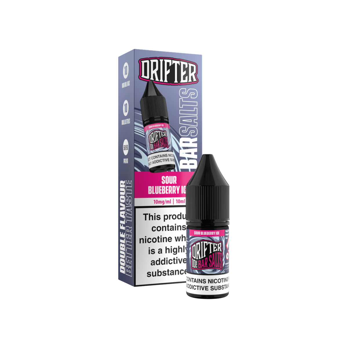 Sour Blueberry Ice Nic Salt E-Liquid by Drifter Bar Salts - E-Liquids