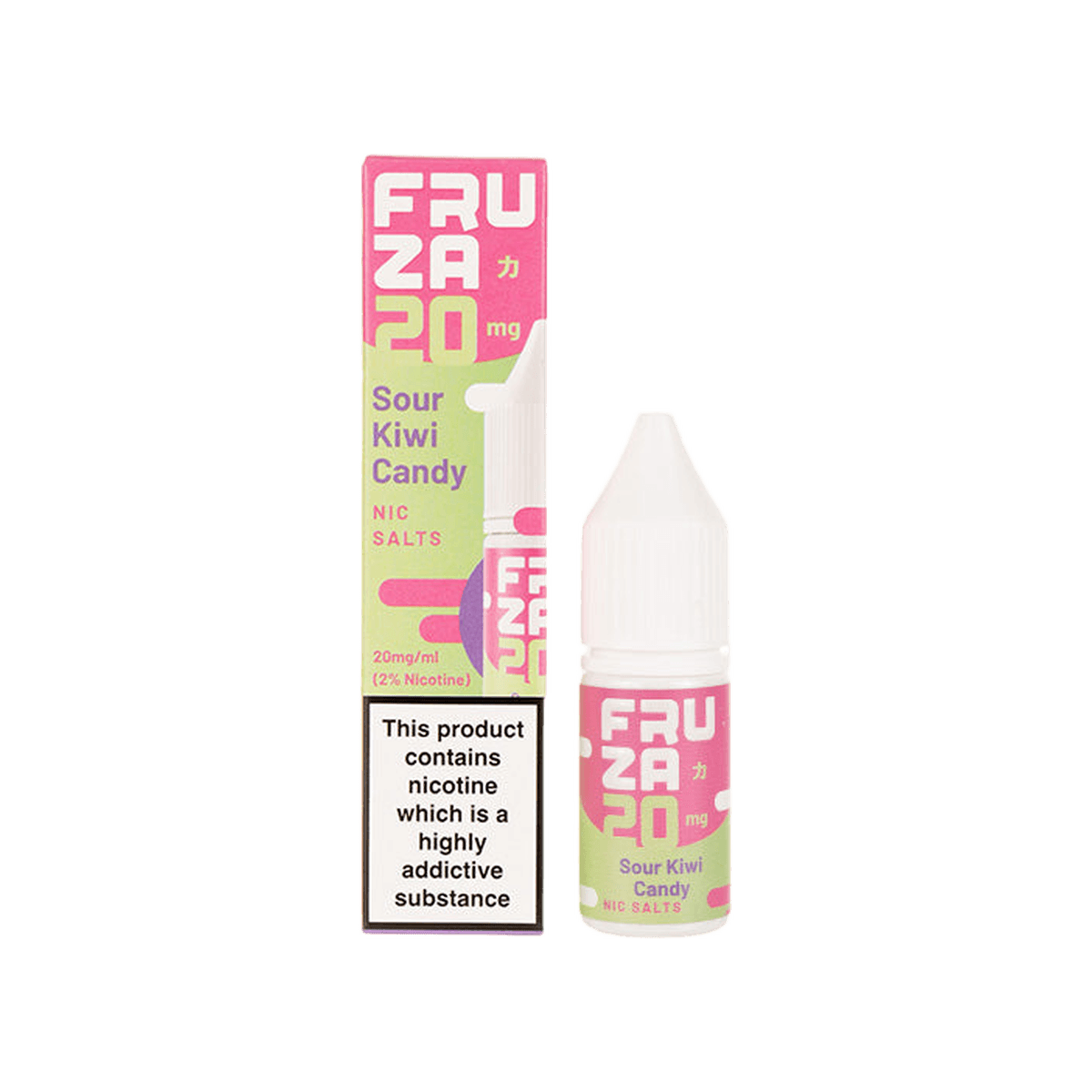 Sour Kiwi Candy Nic Salt E-Liquid by Fruza - 10mg E-Liquid