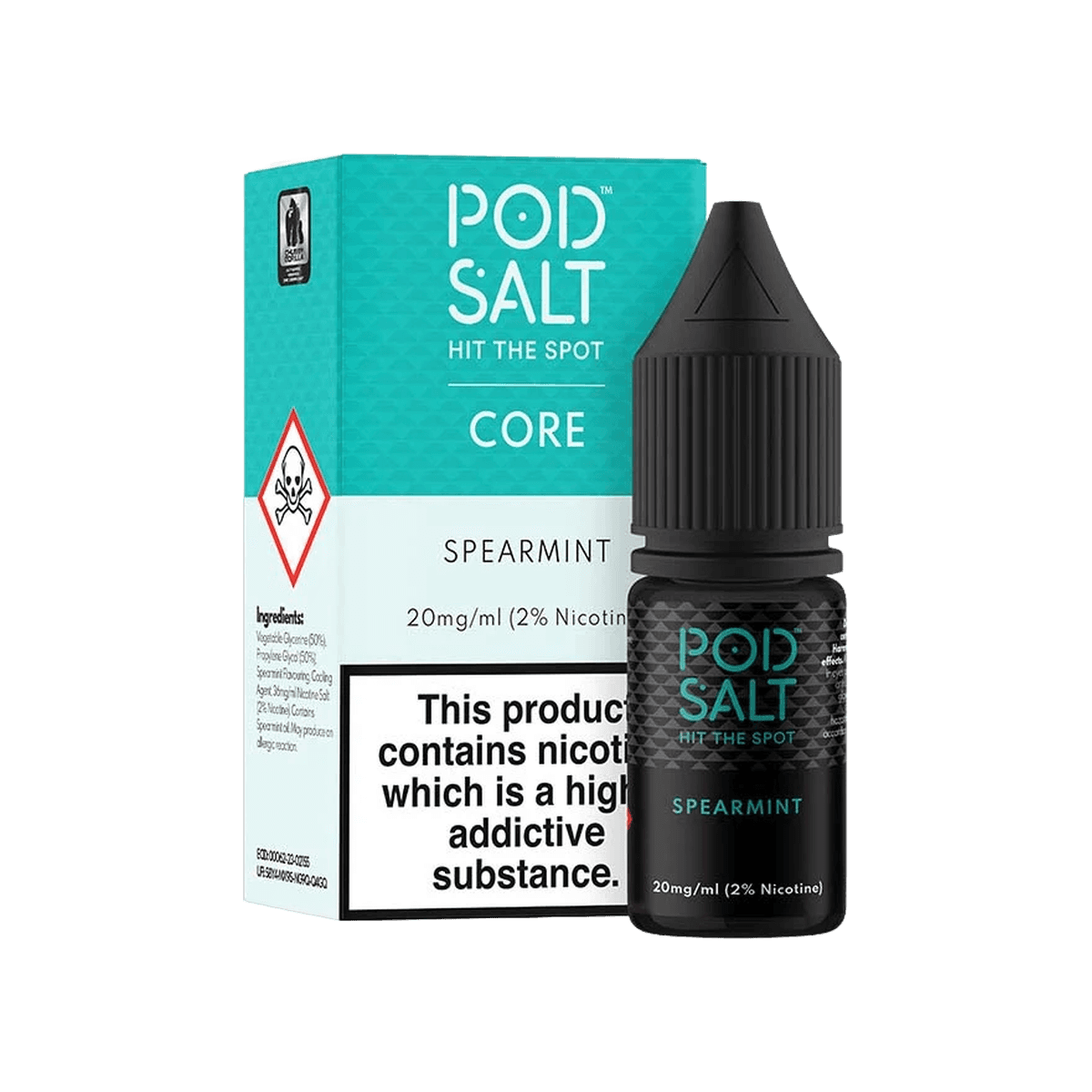 Spearmint Nic Salt E-Liquid by Pod Salt - E-Liquids