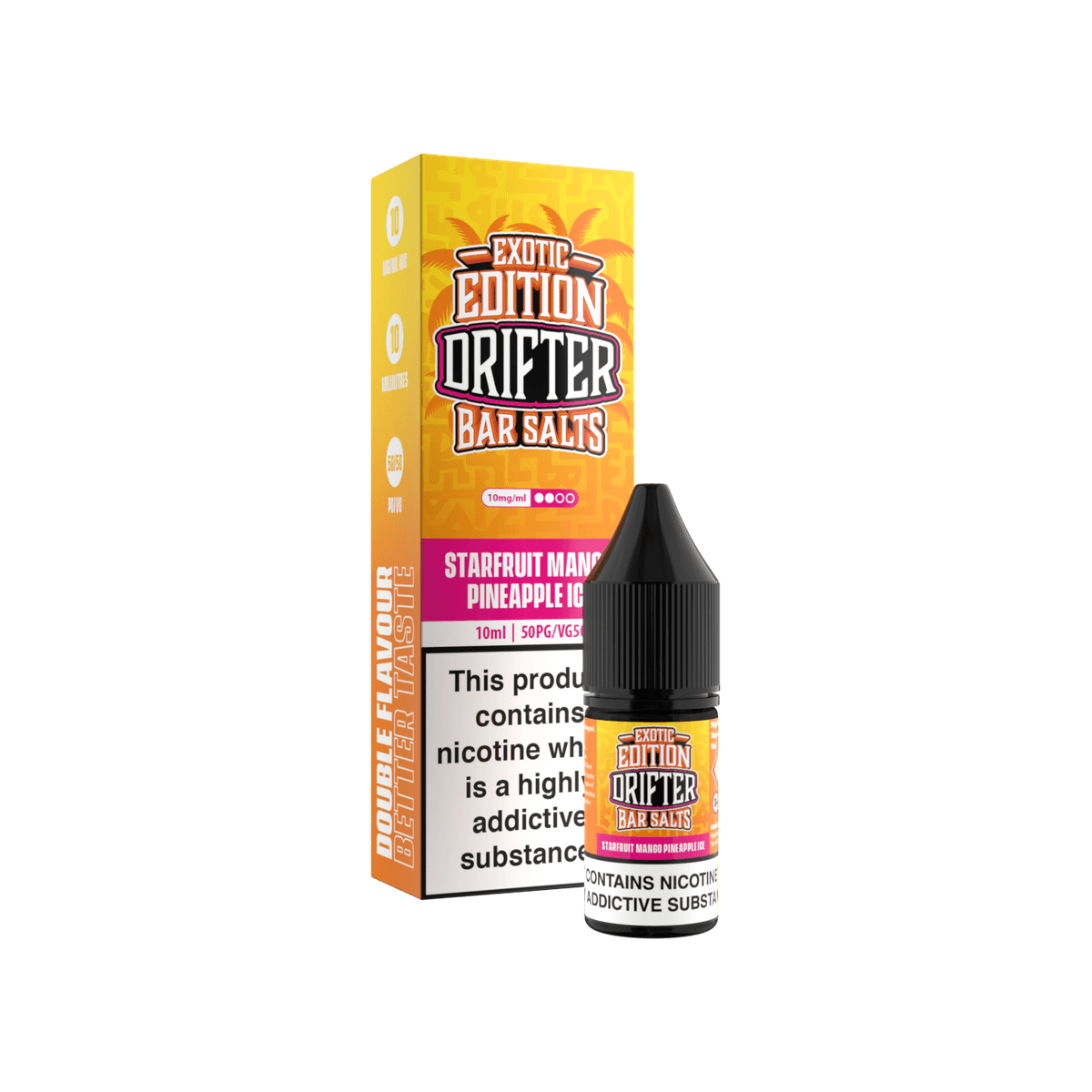 Starfruit Mango Pineapple Ice Nic Salt E-Liquid by Drifter Exotic Edition - E-Liquids