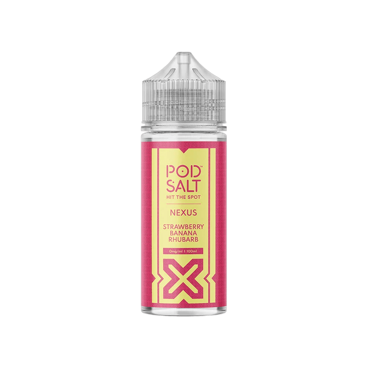 Strawberry Banana Rhubarb Shortfill E-Liquid by Pod Salt Nexus 100ml - E-Liquids