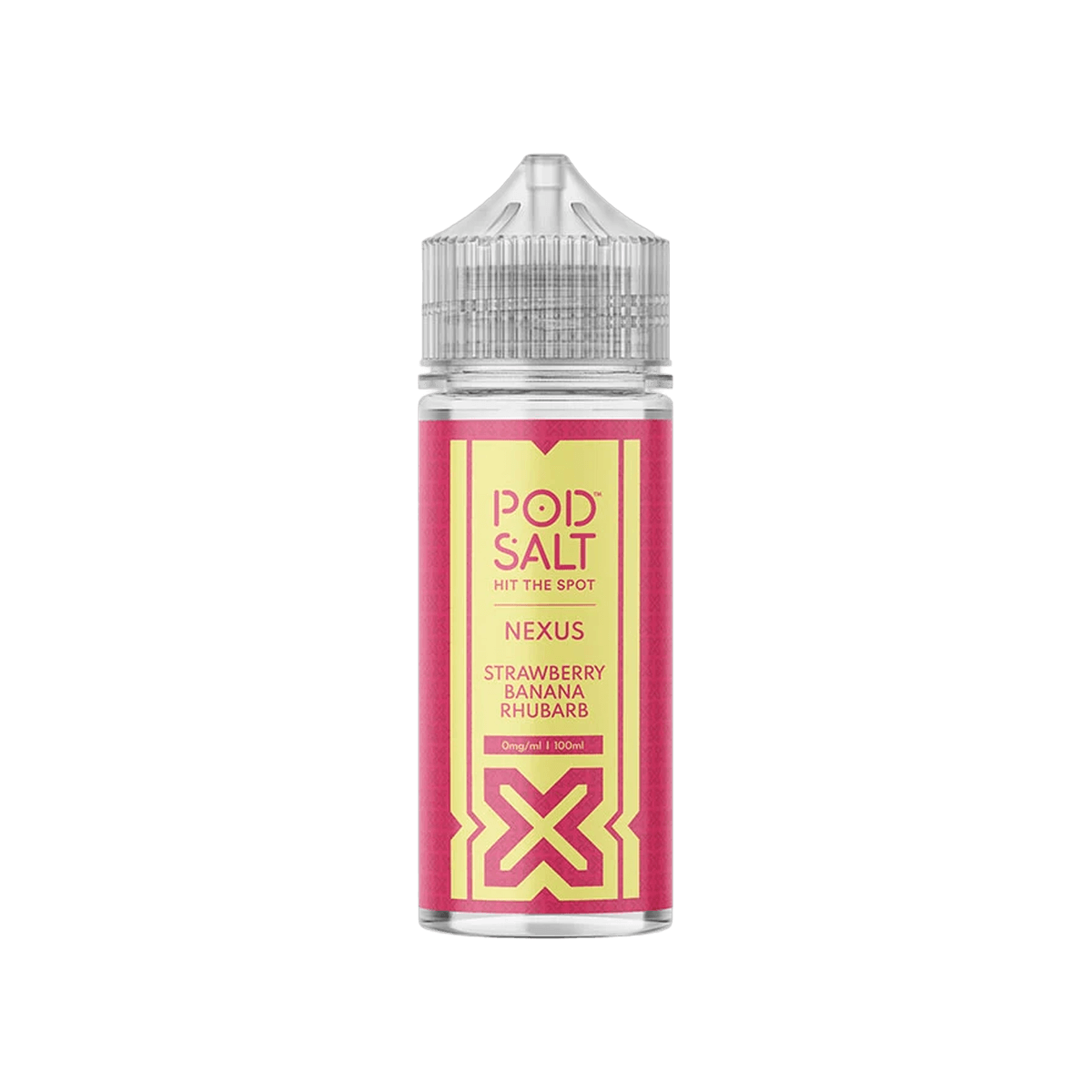Strawberry Banana Rhubarb Shortfill E-Liquid by Pod Salt Nexus 100ml