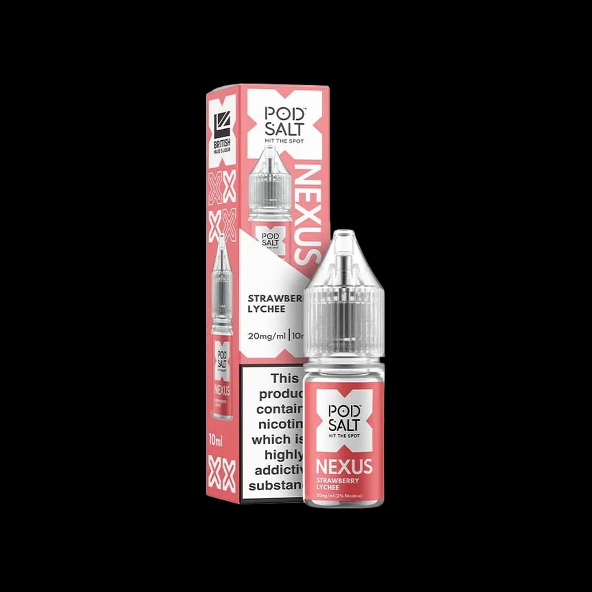 Strawberry Lychee Nic Salt E-Liquid by Pod Salt Nexus - E-Liquids