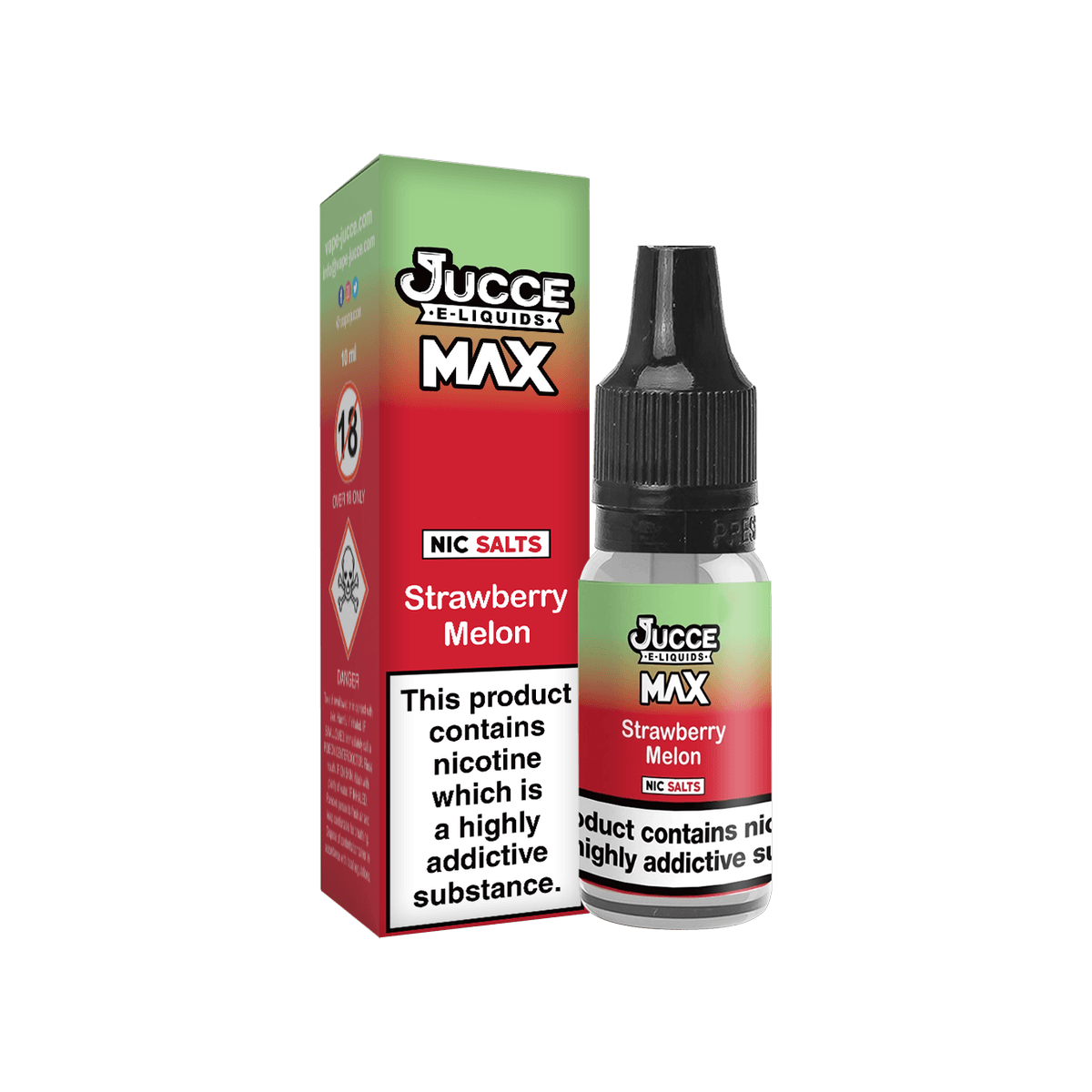 Strawberry Melon Nic Salt E-Liquid by Jucce Max