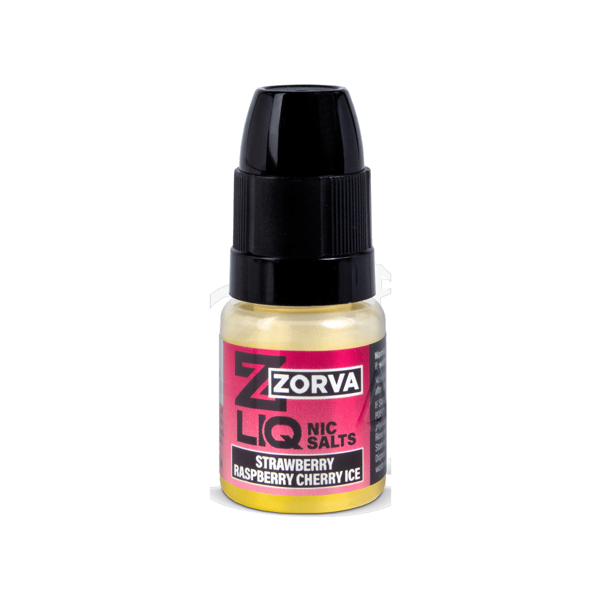 Strawberry Raspberry Cherry Ice Nic Salt E-Liquid by Zorva Liq
