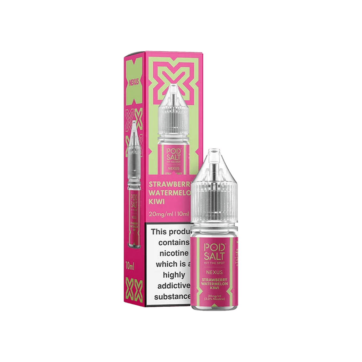 Strawberry Watermelon Kiwi Nic Salt E-Liquid by Pod Salt Nexus - E-Liquids