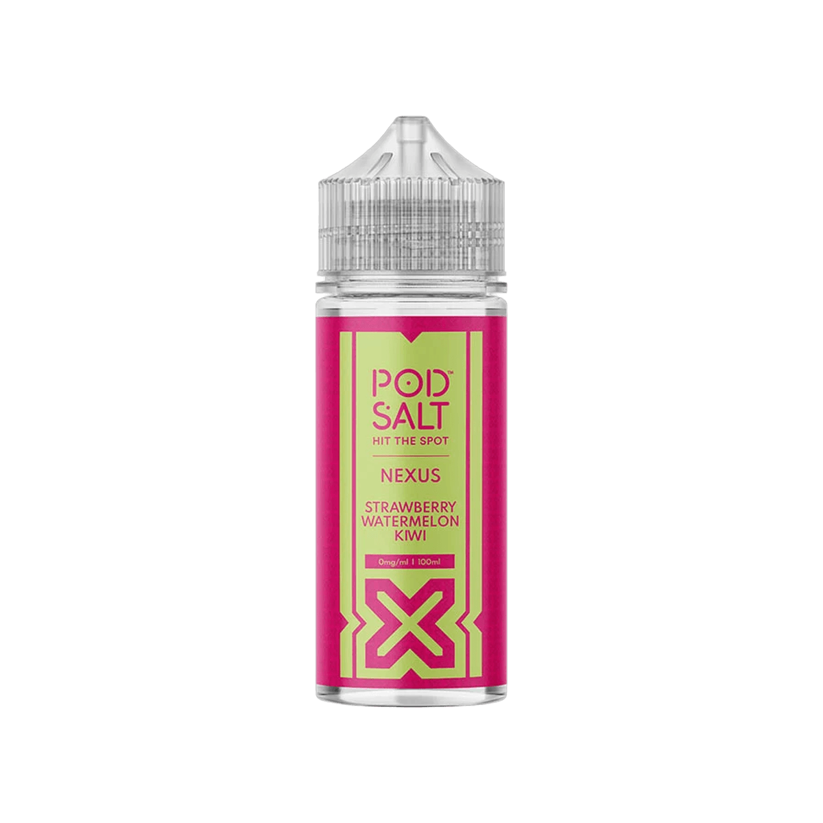 Strawberry Watermelon Kiwi Shortfill E-Liquid by Pod Salt Nexus 100ml