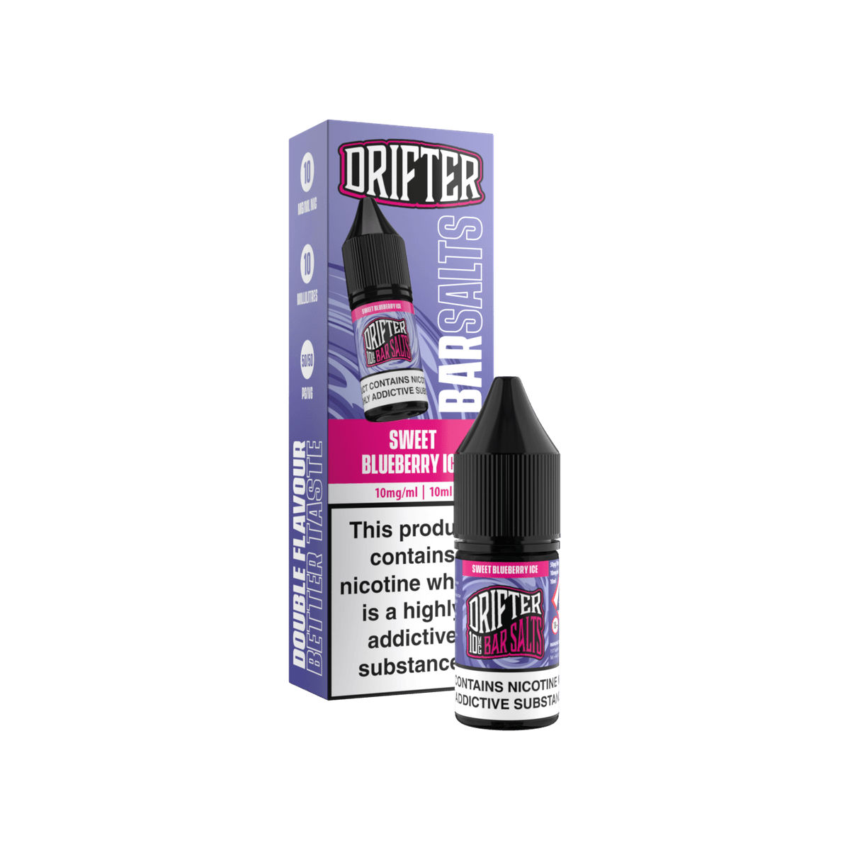 Sweet Blueberry Ice Nic Salt E-Liquid by Drifter Bar Salts