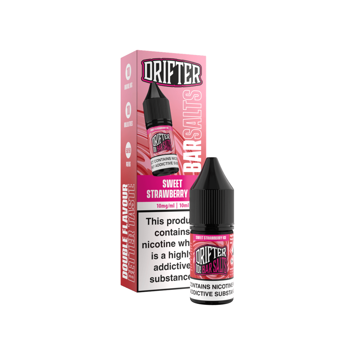 Sweet Strawberry Ice Nic Salt E-Liquid by Drifter Bar Salts