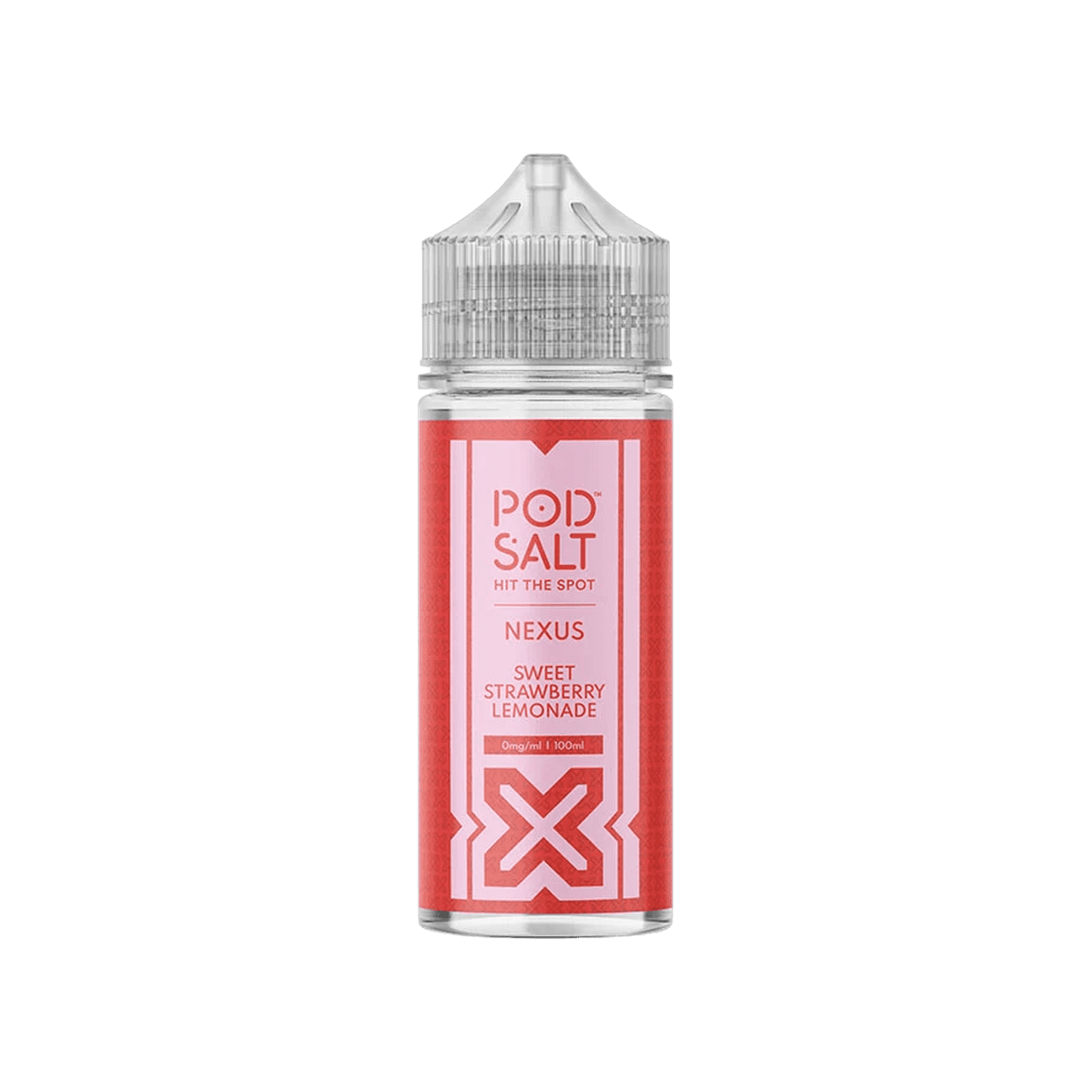 Sweet Strawberry Lemonade Shortfill E-Liquid by Pod Salt Nexus 100ml - E-Liquids