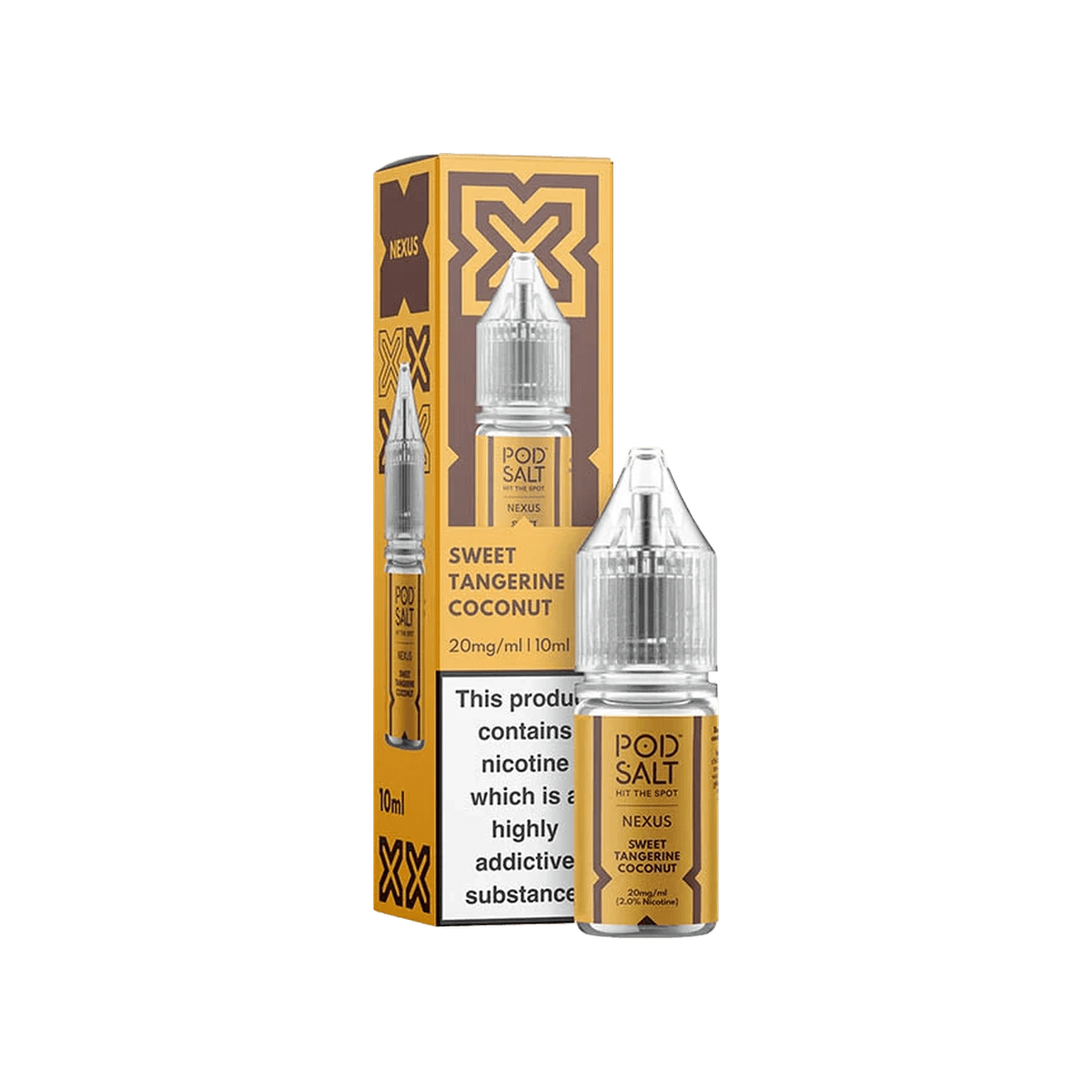 Sweet Tangerine Coconut Nic Salt E-Liquid by Pod Salt Nexus - E-Liquids