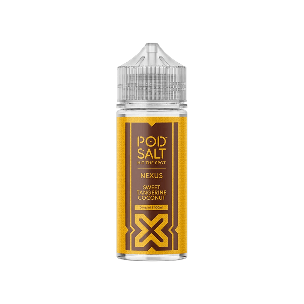 Sweet Tangerine Coconut Shortfill E-Liquid by Pod Salt Nexus 100ml - 0mg E-Liquid
