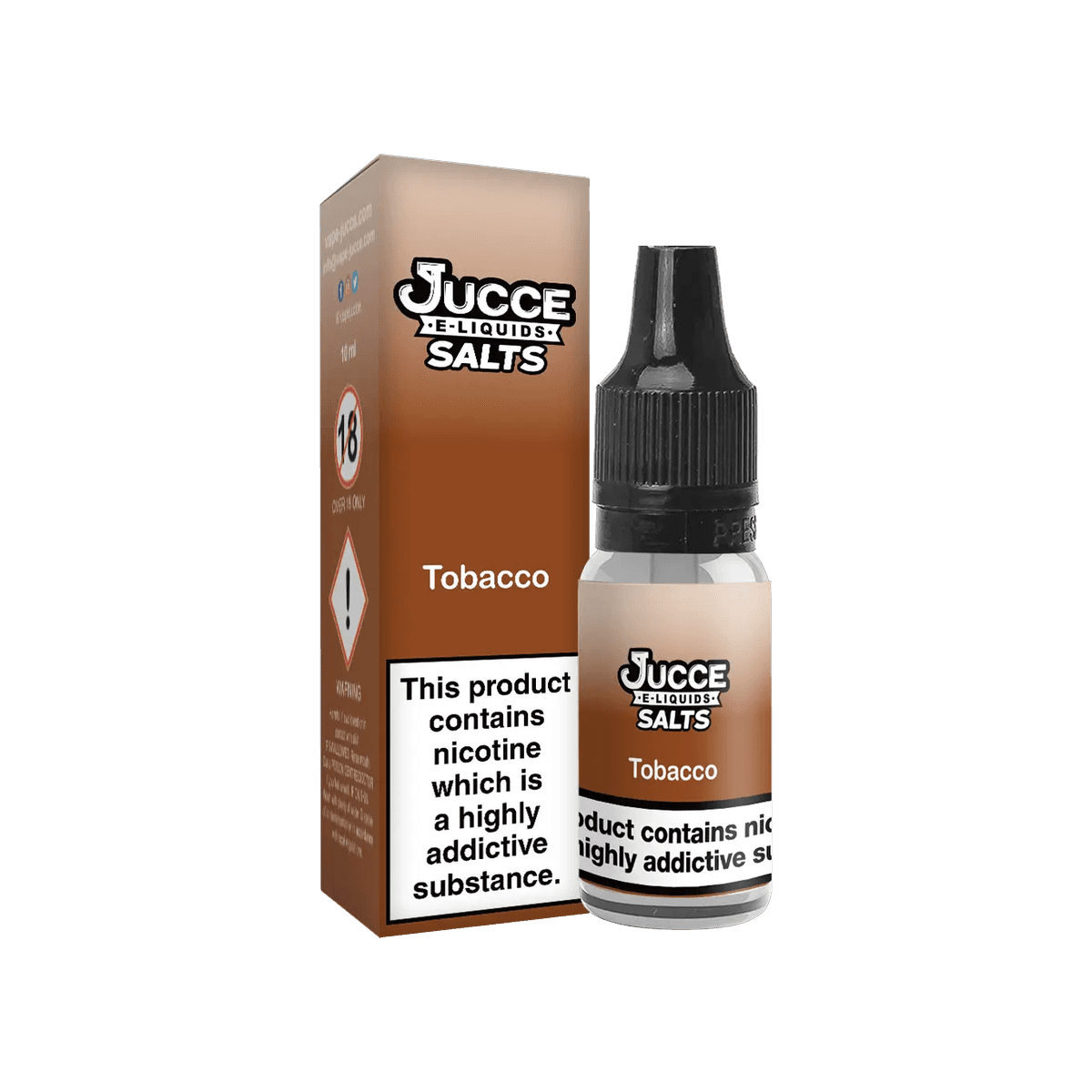 Tobacco Nic Salt E-Liquid by Jucce Salts - E-Liquids