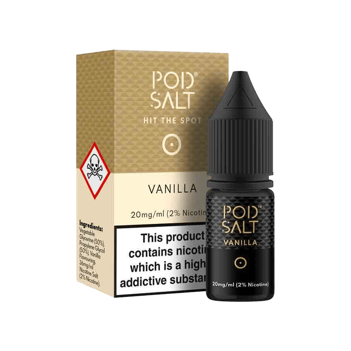 Vanilla Nic Salt E-Liquid by Pod Salt