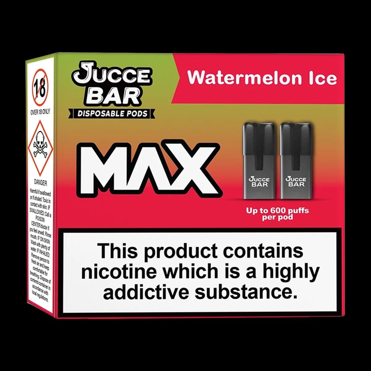 Watermelon Ice Jucce Bar Prefilled Pods 2 Pack