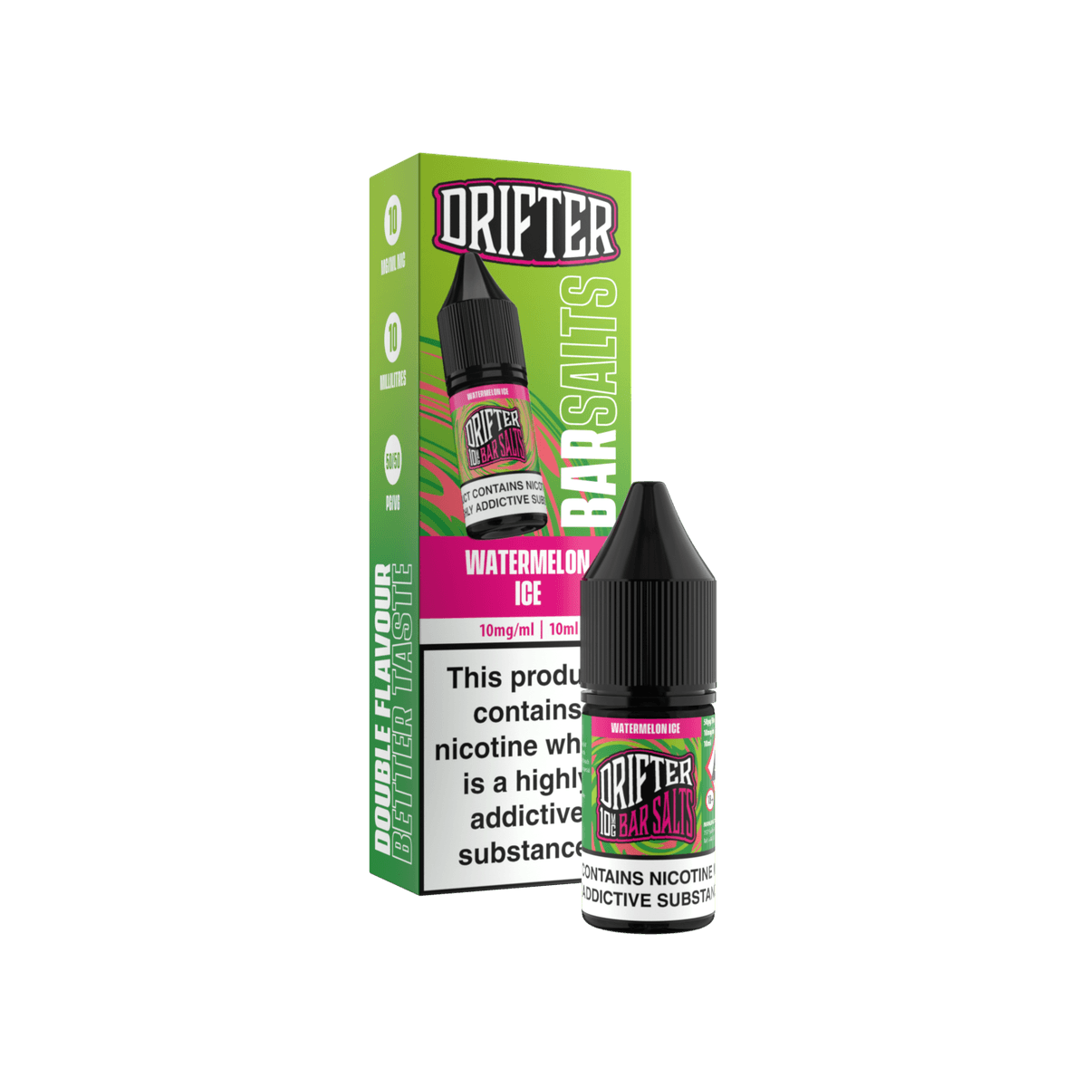 Watermelon Ice Nic Salt E-Liquid by Drifter Bar Salts