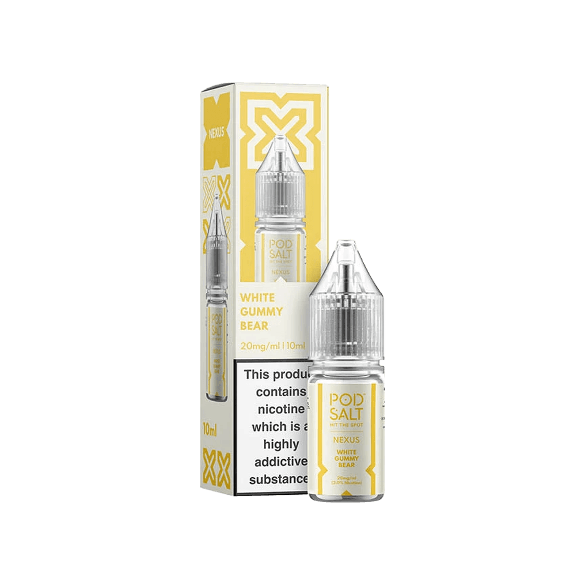White Gummy Bear Nic Salt E-Liquid by Pod Salt Nexus - E-Liquids