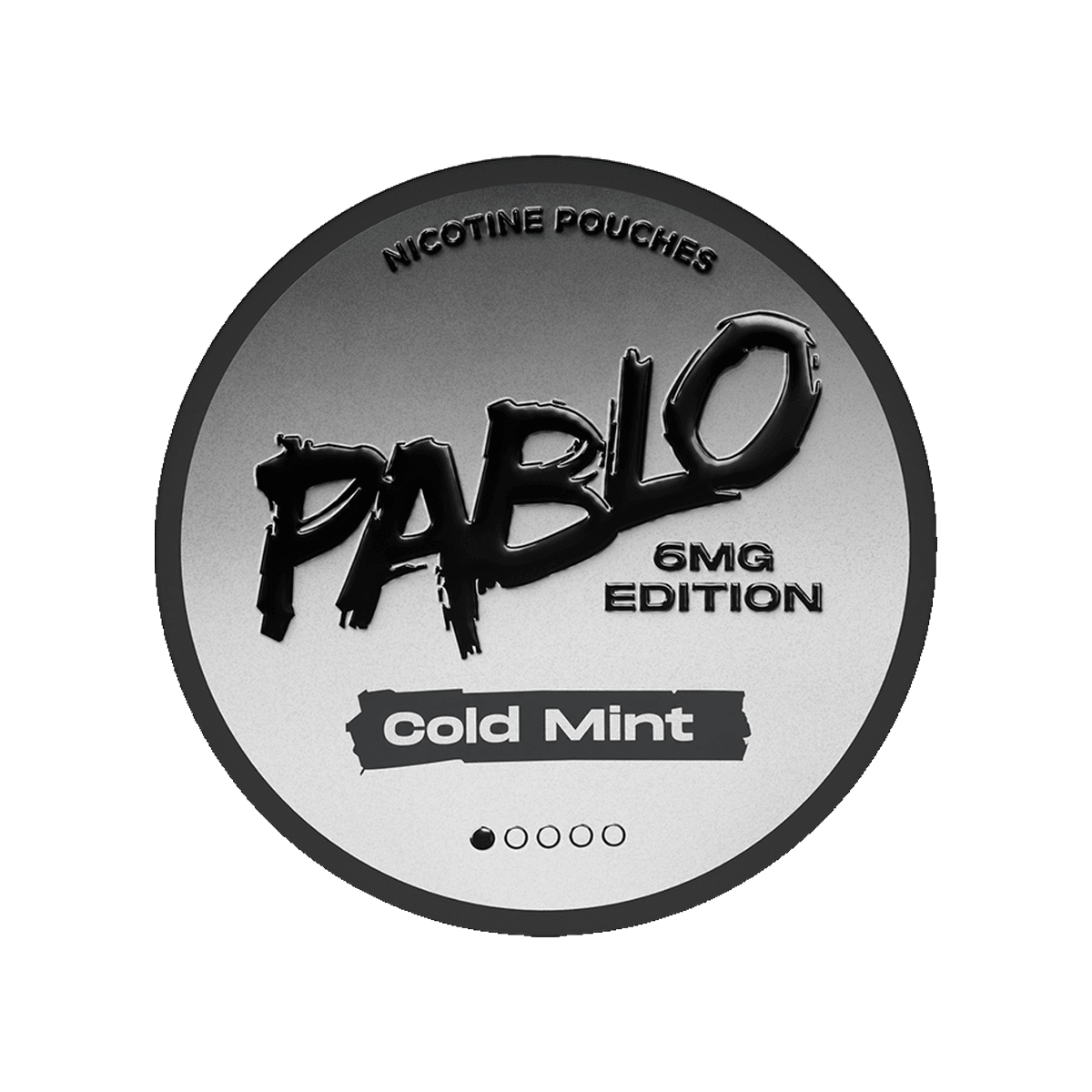 Pablo 6mg Edition Cold Mint Nicotine Pouches tin, 6mg slim pouches