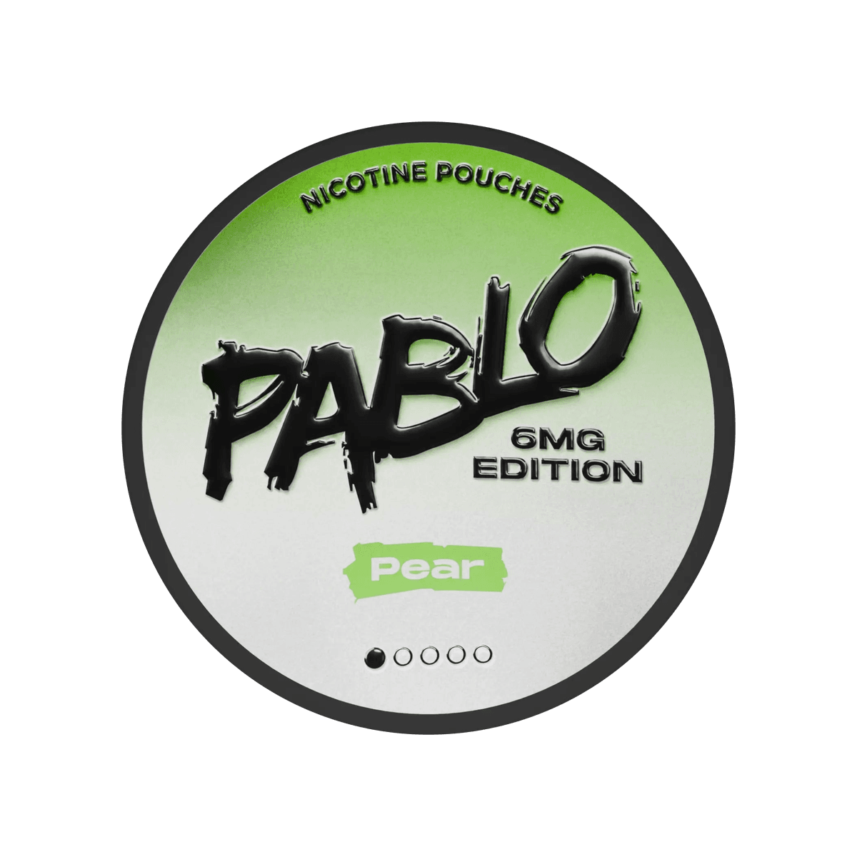 Pablo 6mg Edition Pear Nicotine Pouches tin, 6mg slim pouches