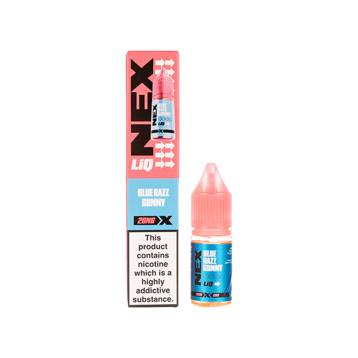 Blue Razz Gummy Nic Salt E-Liquid by Pod Salt NexLiq