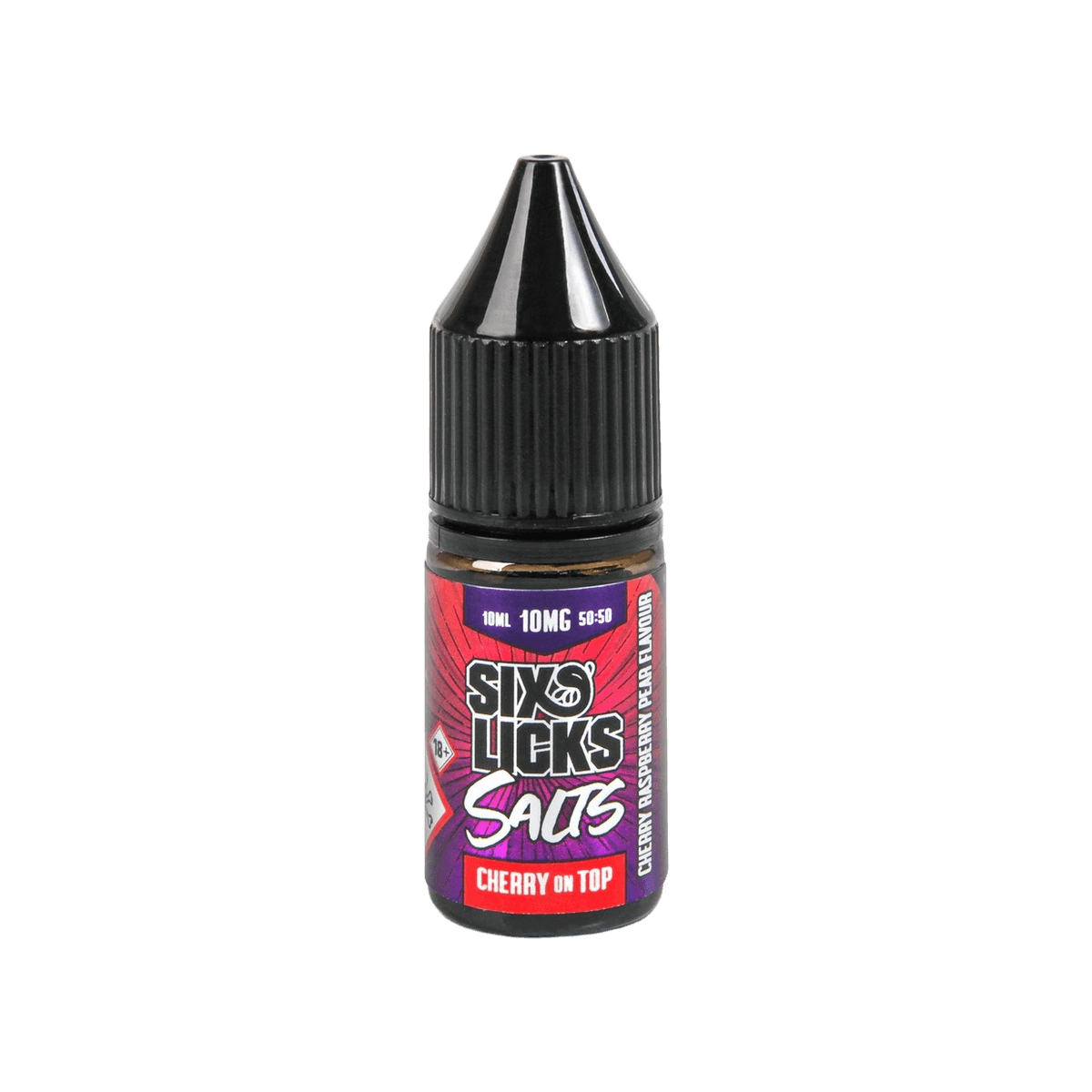 Cherry On Top Nic Salt E-Liquid by Six Licks