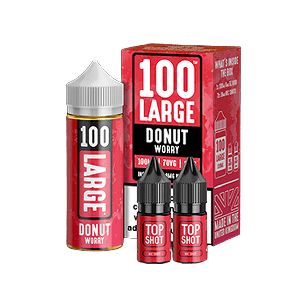 Donut Worry 100ml Shortfill E-Liquid by 100 Large