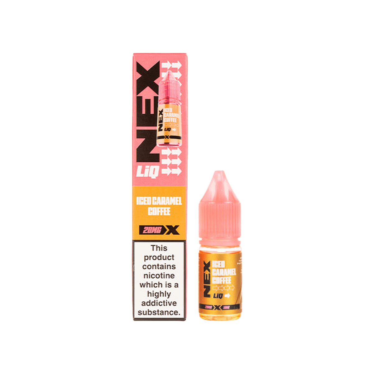 Iced Caramel Coffee Nic Salt E-Liquid by Pod Salt NexLiq