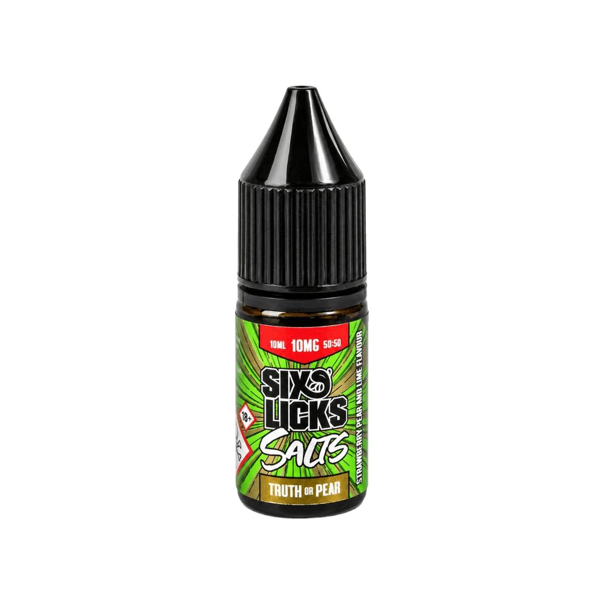 Truth Or Pear Nic Salt E-Liquid by Six Licks - 10mg E-Liquid