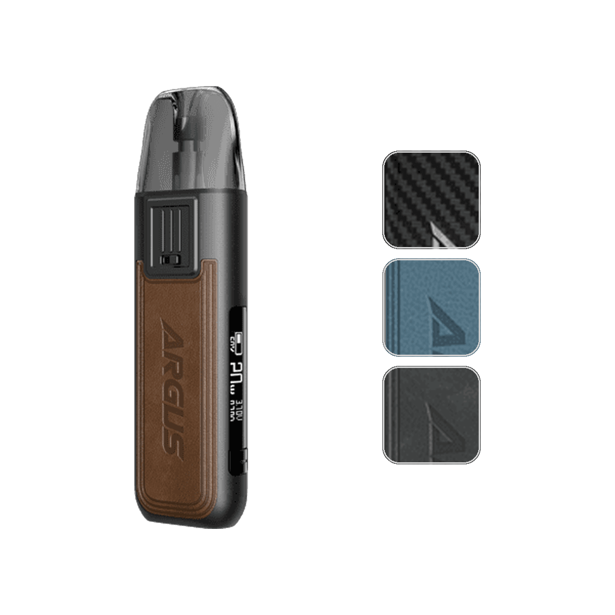 VooPoo Argus Pod Vape Kit with colour swatches