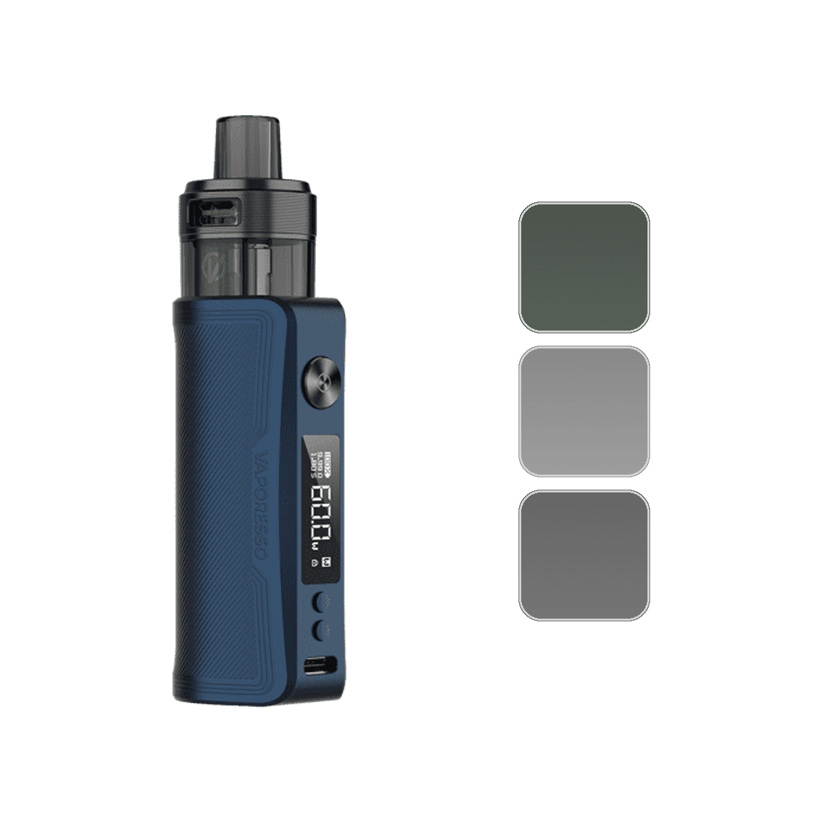Vaporesso Gen PT60 Vape Kit with colour swatches