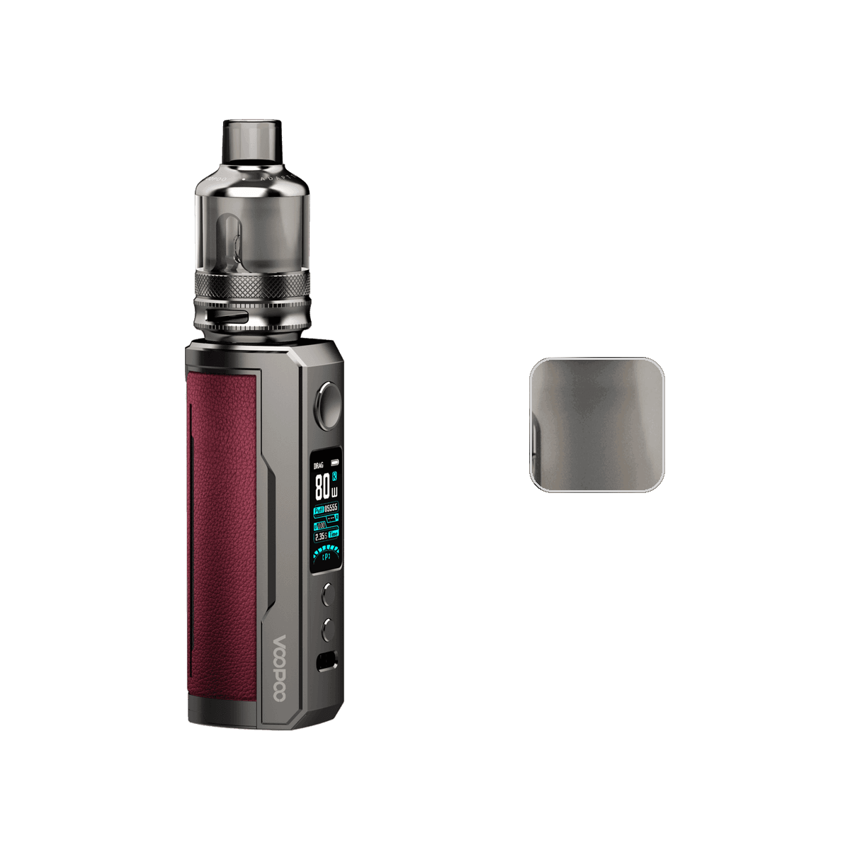 VooPoo Drag X Plus Pod Kit with colour swatches