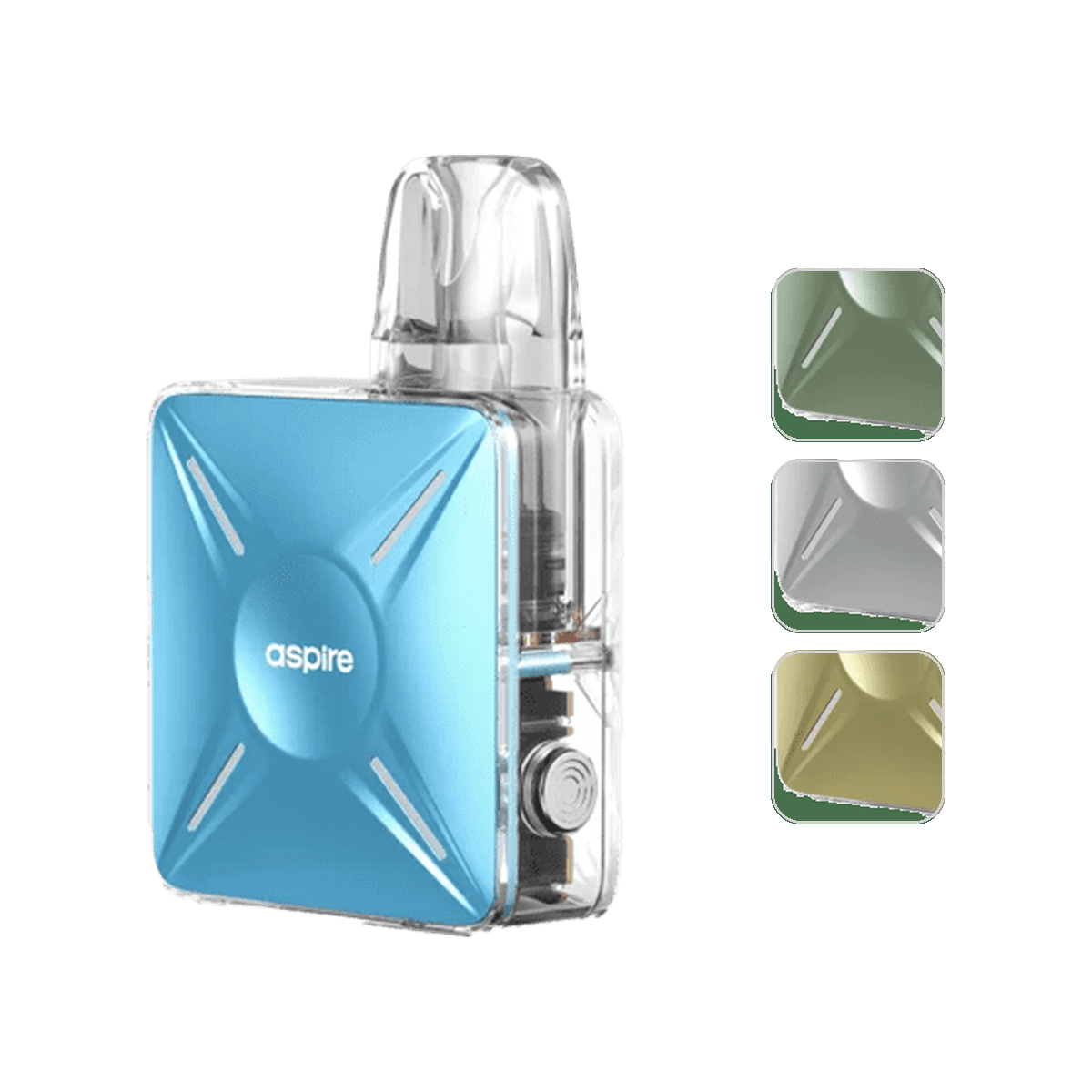 Aspire Cyber X Pod Kit with colour swatches