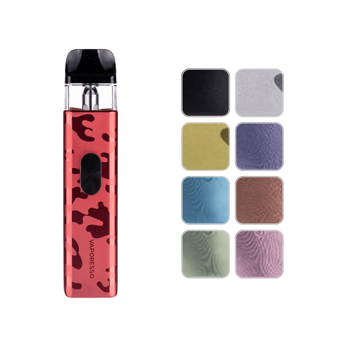 Vaporesso XROS 4 Mini Vape Kit with colour swatches