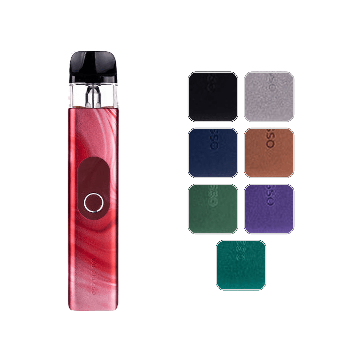 Vaporesso Xros 4 Vape Kit with colour swatches