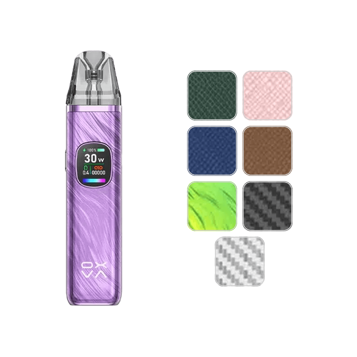 OXVA Xlim Pro 2 Pod Kit with colour swatches