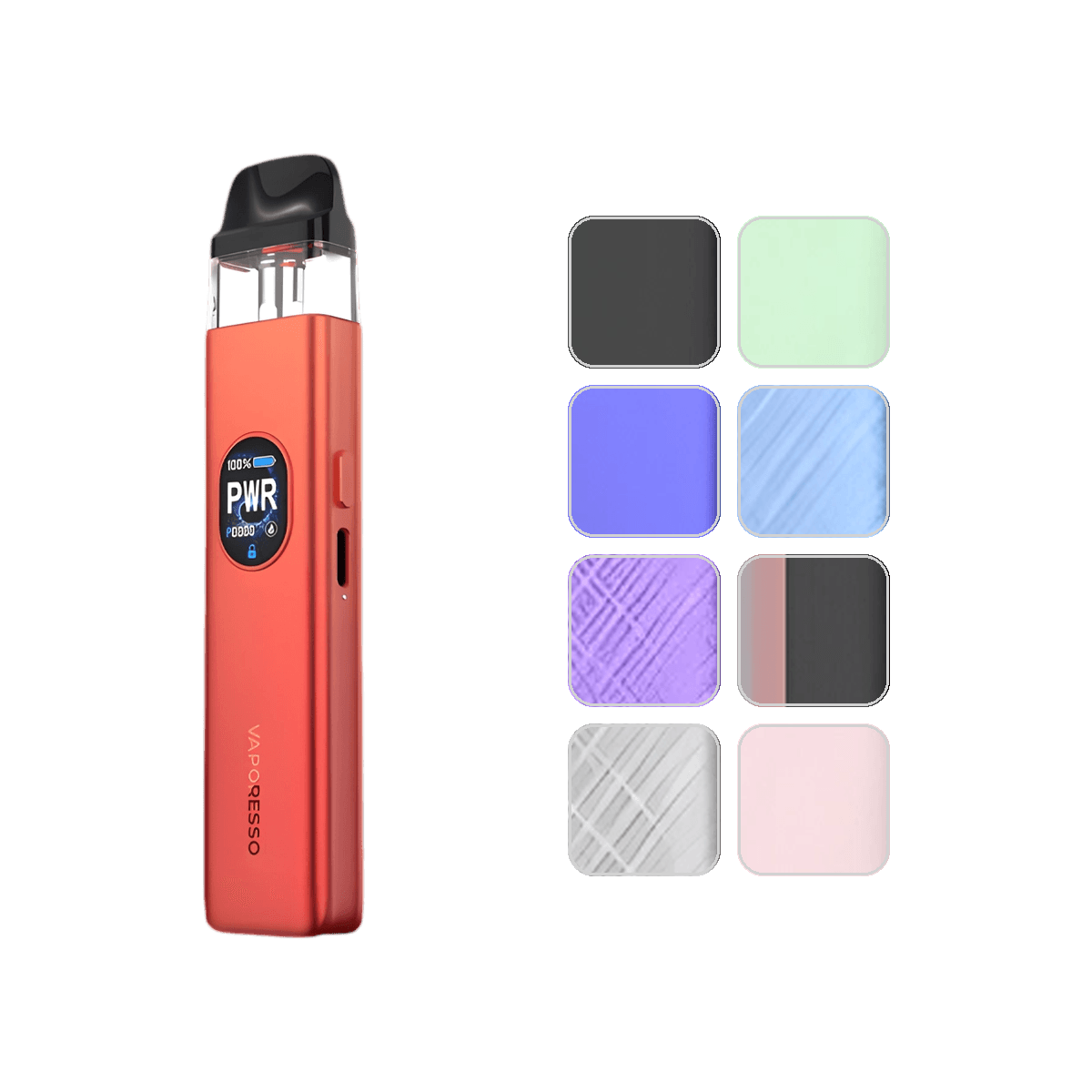 Vaporesso Xros 5 Vape Kit with colour swatches