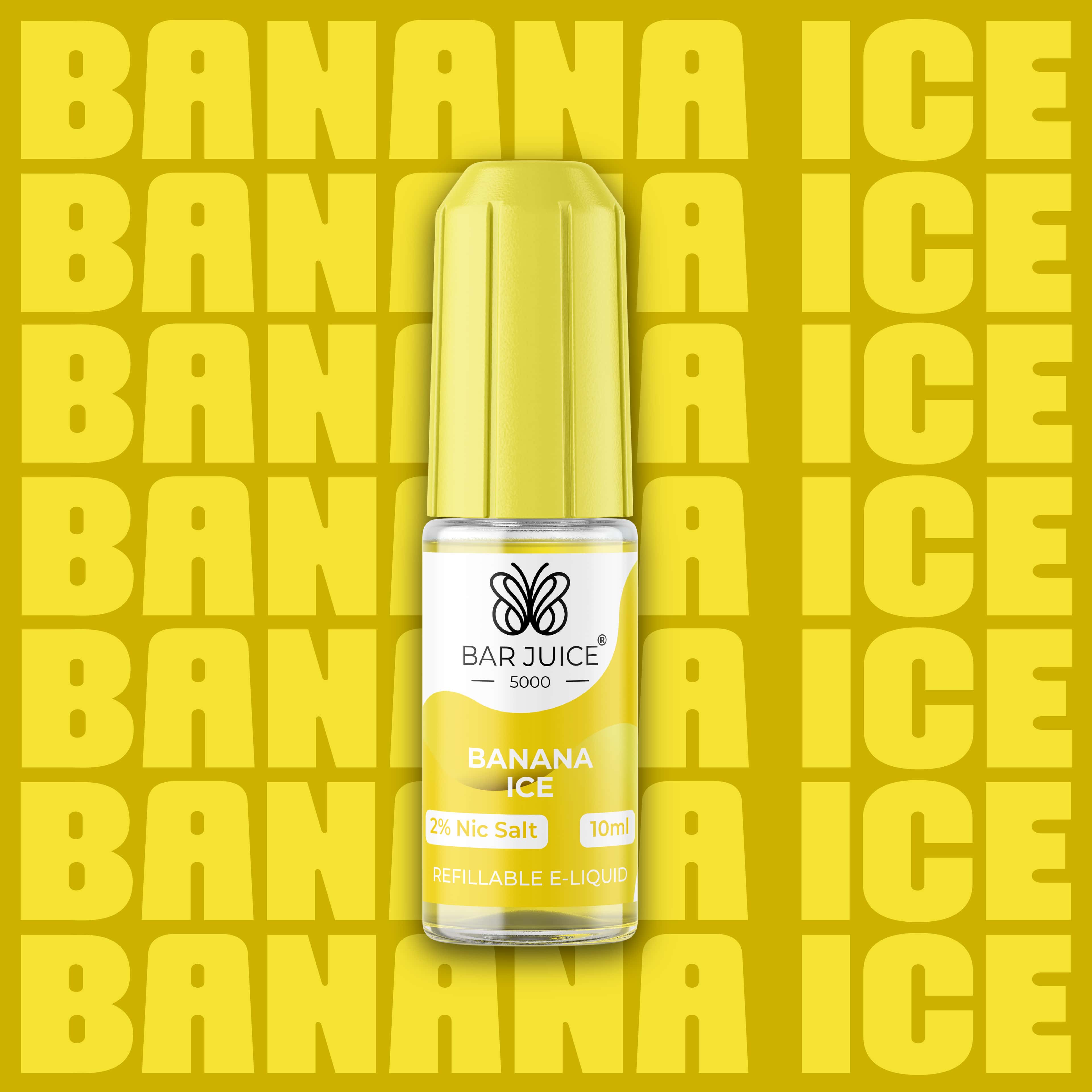 Banana Ice Bar Juice 5000 - Nic Salt E Liquid - View 4