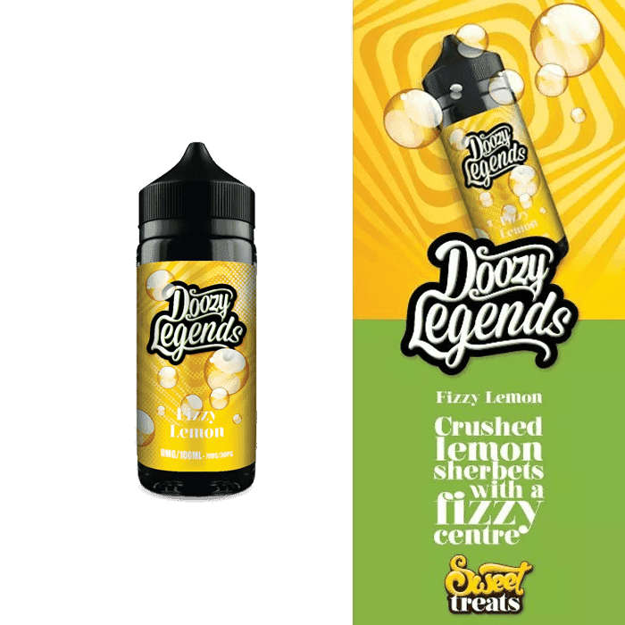 Fizzy Lemon by Doozy Legends - 100ml Shortfill E-liquid