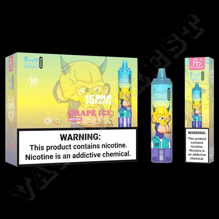 RandM Tornado 15000 Grape Ice