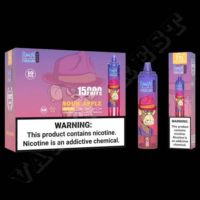 RandM Tornado 15000 Sour Apple